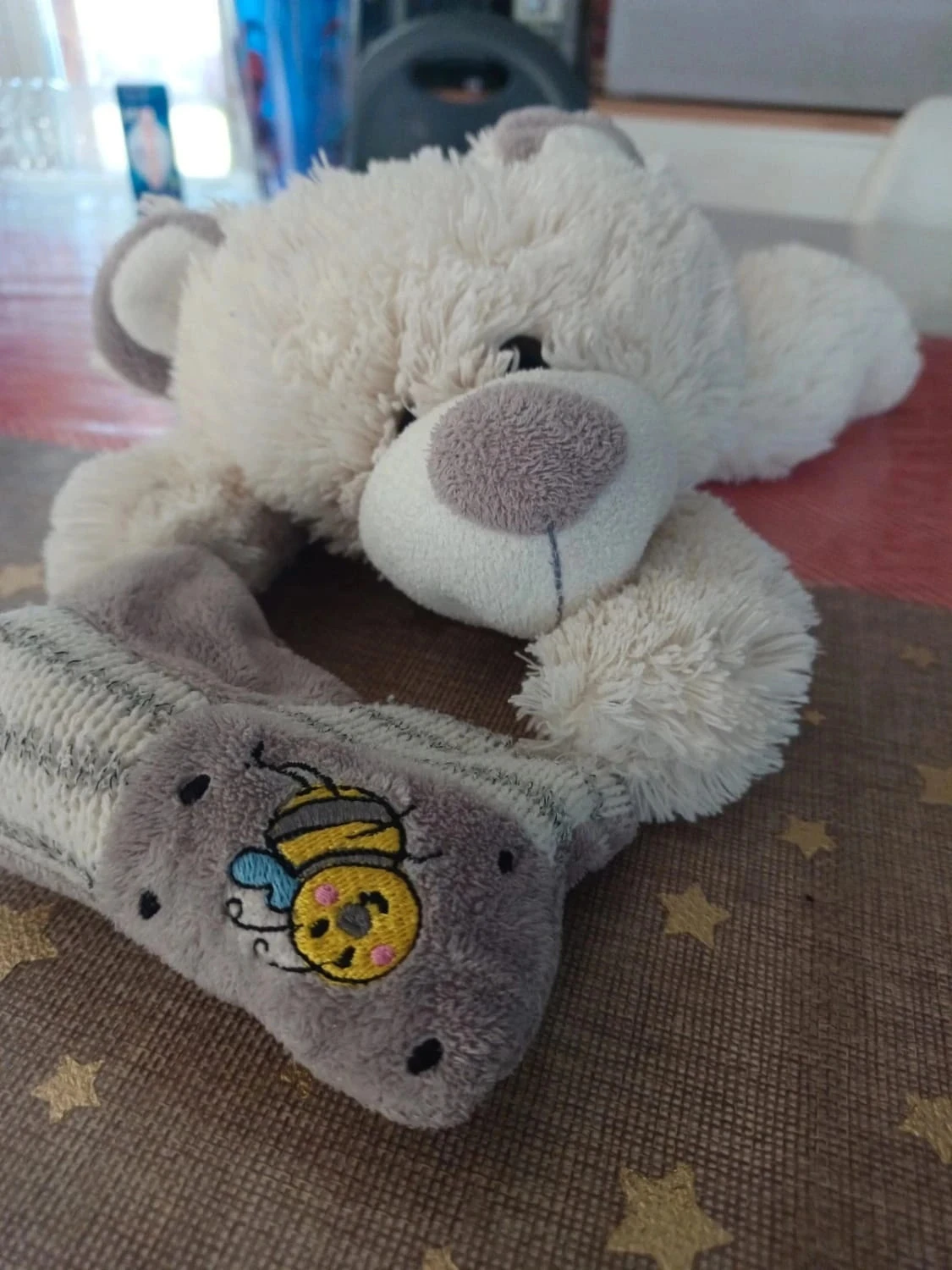 Peluche doudou chien